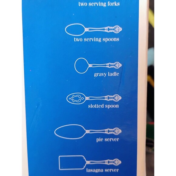 NEW IN BOX 12 Piece Vintage Hostess Set Wallace Glossy 18/10 Stainless Indonesia - Picture 13 of 14